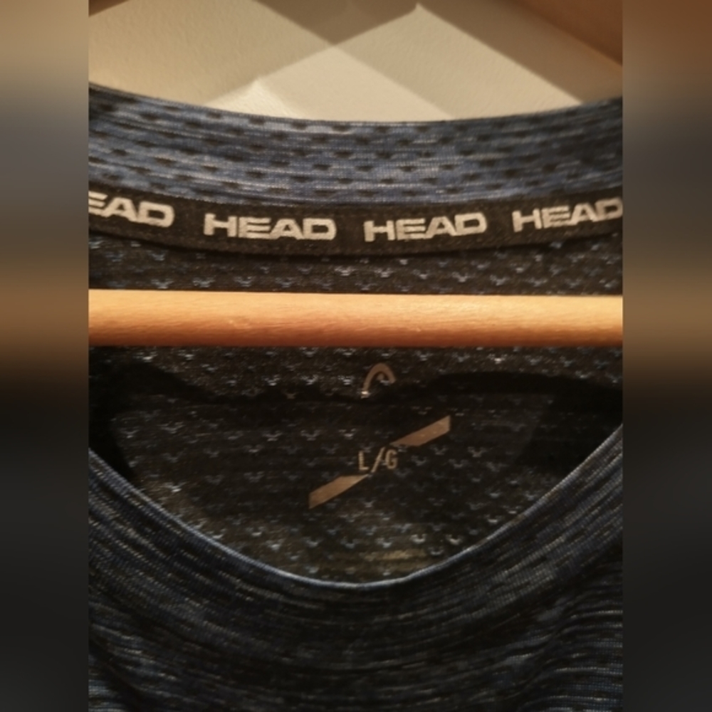 Head Long Sleeve Blue Tennis Shirt, Large - Picture 2 of 3